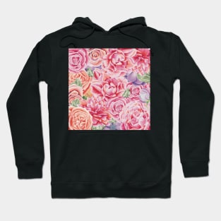 A rosi is a rose is a rose is a rose. Cute floral design in pink and purple Hoodie